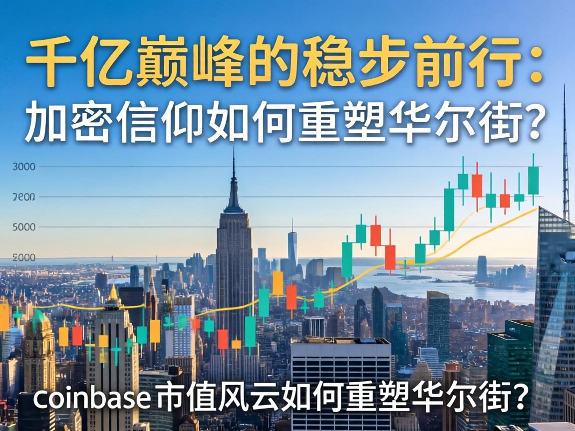 Coinbase市值风云，从千亿巅峰到稳步前行，加密信仰如何重塑华尔街？
